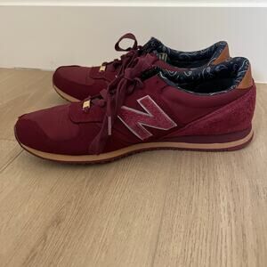 New Balance 420 x Herschel Supply Co. Burgundy Paisley Sneakers